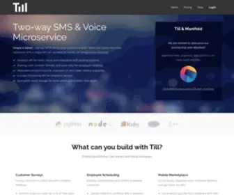 Tillmobile.com(Till Mobile) Screenshot