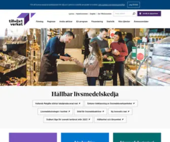 Tillvaxtverket.se(Tillväxtverket) Screenshot