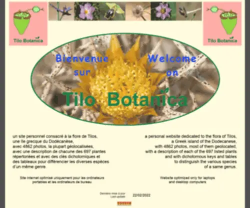 Tilo-Botanica.eu(Tilo Botanica) Screenshot