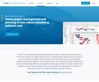 Tilos.org(Time-Location planning and Linear Scheduling with TILOS) Screenshot