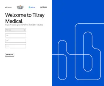 Tilraymedical.ca(Tilray) Screenshot