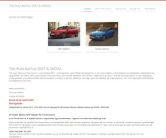 Tilst-Auto.dk(Tilst Auto Aarhus SEAT & SKODA) Screenshot