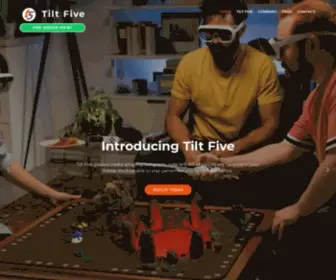 Tiltfive.com(Tilt Five) Screenshot