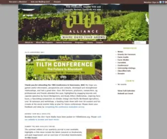 Tilthproducers.org(Tilth Producers of Washington) Screenshot