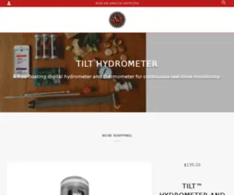 Tilthydrometer.com(Wireless Hydrometer and Thermometer) Screenshot