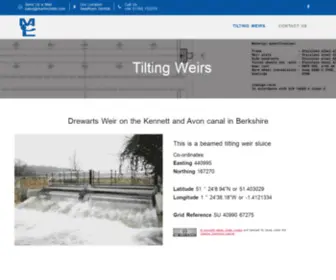 Tilting-Weir.co.uk(Tilting Weirs) Screenshot
