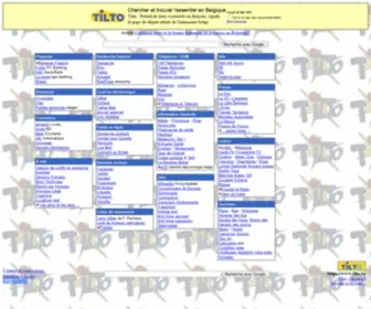 Tilto.be(TILTO chercher et trouver en Belgique) Screenshot