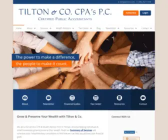 Tiltonco.com(Tempe, AZ CPA Firm) Screenshot