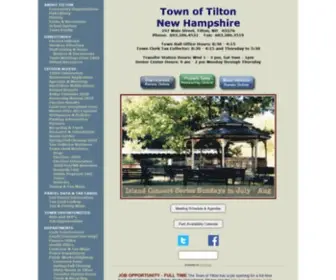 Tiltonnh.org(Tilton, New Hampshire) Screenshot