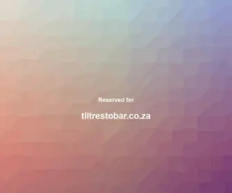 Tiltrestobar.co.za(Tiltrestobar) Screenshot