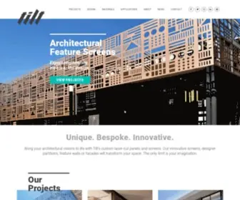 Tiltscreens.co.za(Tilt Architectural Feature Screens) Screenshot