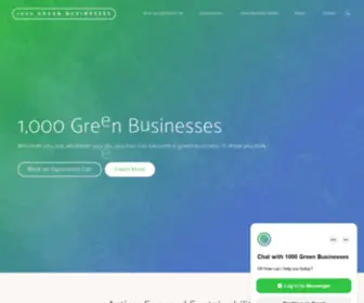 Tim-Brazier.com(1000 Green Businesses) Screenshot