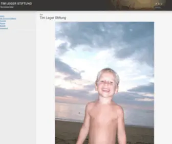 Tim-Leger-Stiftung.de(Tim Leger Stiftung) Screenshot
