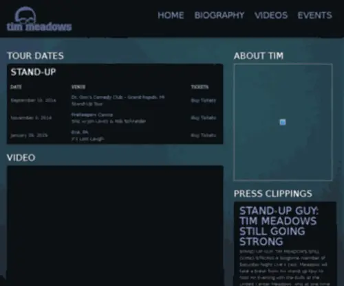 Tim-Meadows.com(Tim Meadows) Screenshot