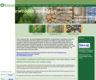 Timcon.org(The Timber Packaging and Pallet Confederation) Screenshot