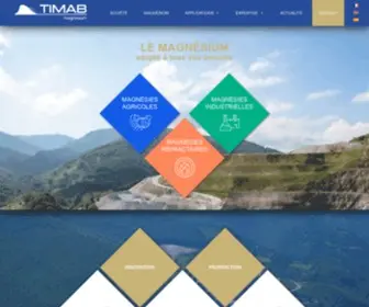 Timabmagnesium.com(TIMAB) Screenshot