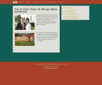 Timandcherihoke.org(Tim & Cheri Hoke at African Bible University) Screenshot