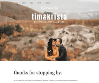 Timandkrista.com(Wedding Videography) Screenshot