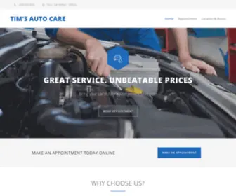 Timautocare.com(Tim's Auto Care NJ) Screenshot