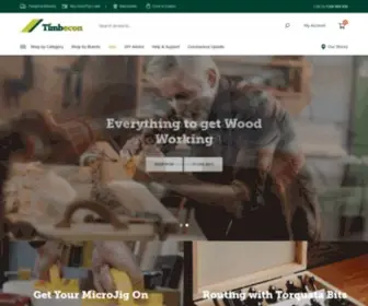 Timbecon.com.au(Purchase quality woodworking tools online. Timbecon) Screenshot