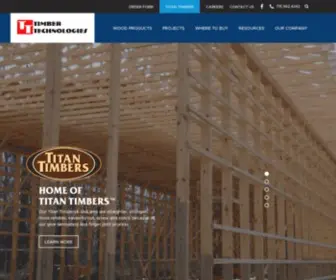 Timber-Technologies.com(Glulam (Laminated) Columns) Screenshot