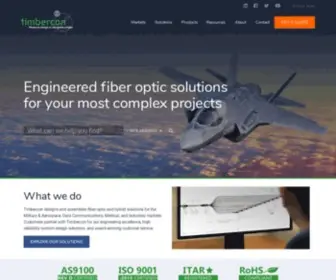 Timbercon.com(Fiber Optic Cables & Custom Cable Solutions) Screenshot