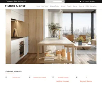 Timberandrose.com.au(Recycled Timber Flooring Melbourne) Screenshot