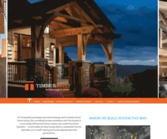 Timberbuilt.com(Timber Frame Homes) Screenshot