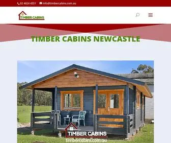 Timbercabins.com.au(Timber Cabins) Screenshot