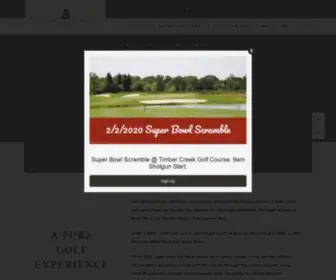 Timbercreekgc.com(Golf Courses in Sacramento area) Screenshot