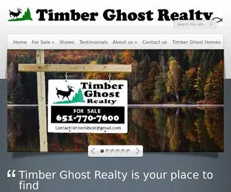 Timberghostrealty.com(Minnesota and Wisconsin Land for Sale) Screenshot