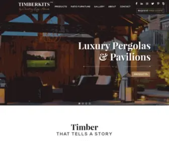 Timberkits.ca(Beautiful Timeless Timber Structures for Your Outdoor Space) Screenshot