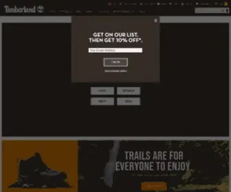 Timberland.com(Boots, schoenen, sneakers en kleding) Screenshot