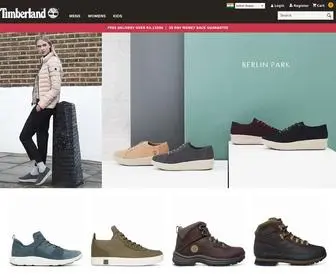 TimberlandindiaStore.in(Timberland Shoes & Boots Online at Lowest Price in India) Screenshot