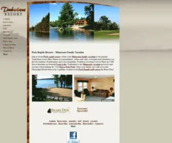 Timberlaneresort.com(Park Rapids Resorts) Screenshot