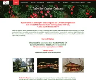 Timberlinechristmas.ca(Timberline Country Christmas) Screenshot