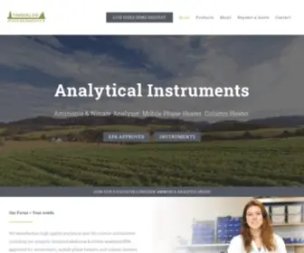 Timberlineinstruments.com(Timberline Instruments) Screenshot