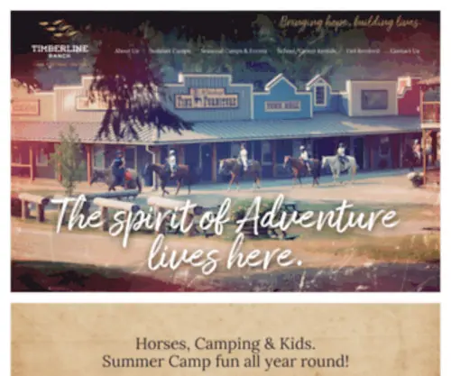 Timberlineranch.com(Timberline Ranch) Screenshot