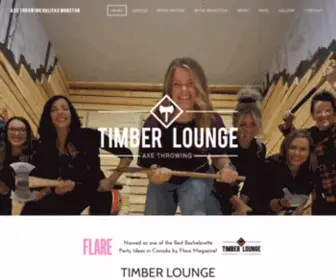 Timberlounge.ca(AXE THROWING HALIFAX MONCTON) Screenshot