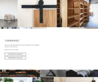 Timbermill.com.au(We are Timbermill. Our small team and workshop) Screenshot