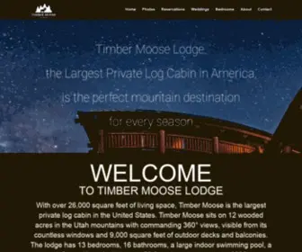 Timbermoose.com(Timber Moose Lodge) Screenshot