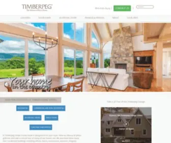 Timberpeg.com(Timber Frame Homes) Screenshot