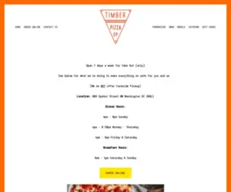 Timberpizza.com(Timber Pizza Co) Screenshot