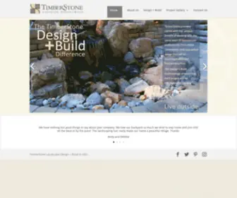 Timberstoneusa.com(TimberStone Landscape Design) Screenshot