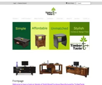 Timbertaste.com(TimberTaste Hand Made Solid Sheesham Wood Furniture Handicrafts Chairs) Screenshot