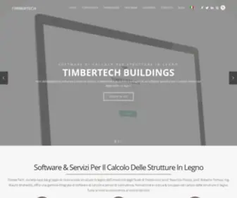 Timbertech.eu(Software & Servizi per il Calcolo delle Strutture in Legno) Screenshot