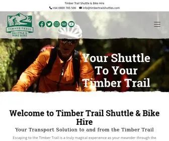 Timbertrailshuttles.com(Timber Trail Shuttles & Bike Hire) Screenshot