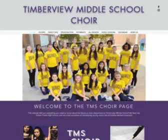 Timberviewchoir.com(Mysite) Screenshot