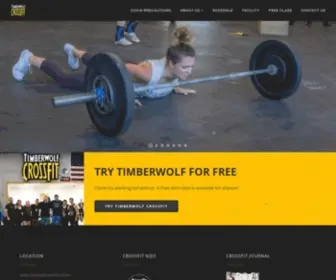 Timberwolfcrossfit.com(Come get fit with us) Screenshot