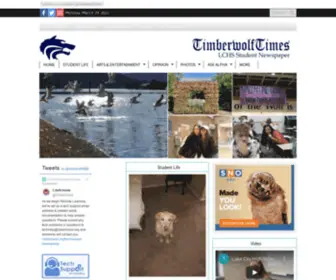 Timberwolftimes.com(The online school newspaper of Lake City High School) Screenshot